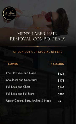 Men's Laser Hair Removal Combo Deals